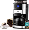 10-Cup Coffee Maker with Built-in Grinder