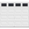 Clopay Classic Insulated Garage Door 9×7 ft, R-Value 6.5, White with Plain Window