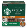 Starbucks Pike Place Roast Medium Coffee K-Cups 96-Count – 100% Arabica, Keurig Compatible