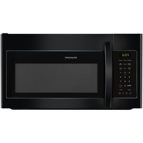 1.8 cu.ft. Black Over-the-Range Microwave Oven with 1000W Power & 300 CFM Venting System