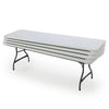 4-Pack Commercial Stackable Folding Table 8 Feet - White (80344)