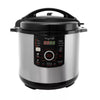 12 Quart Steel Digital Pressure Cooker with 15 Presets and Glass Lid