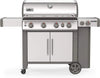 62006001 Genesis II S-435 4-Burner Liquid Propane Grill, Stainless Steel
