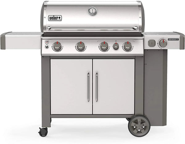 62006001 Genesis II S-435 4-Burner Liquid Propane Grill, Stainless Steel
