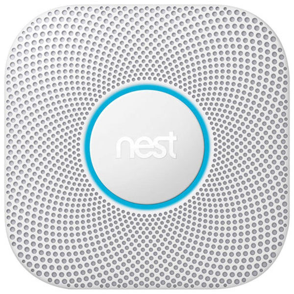 Google Nest Protect 2nd Gen Wired Smoke & CO Alarm with Voice Alerts and Phone Notifications