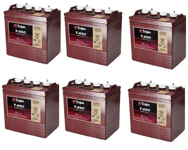 Trojan T-890 Deep Cycle 8V Battery X6