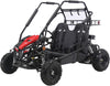 GK200 196cc Gas Powered Go-Kart, Two-Seater Off-Road Vehicle Up to 23 MPH, Rugged Suspension, Pull-Start Engine, Ages 13+, Red
