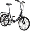 Schwinn Loop Adult Folding Bike, 20′′ Wheels, 7-Speed, Step-Through Frame, with Cargo Rack & Bag