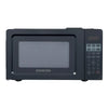 Proctor Silex 700W Countertop Microwave, 0.6 Cu. Ft, Black, Green LED Display, 10 Power Levels