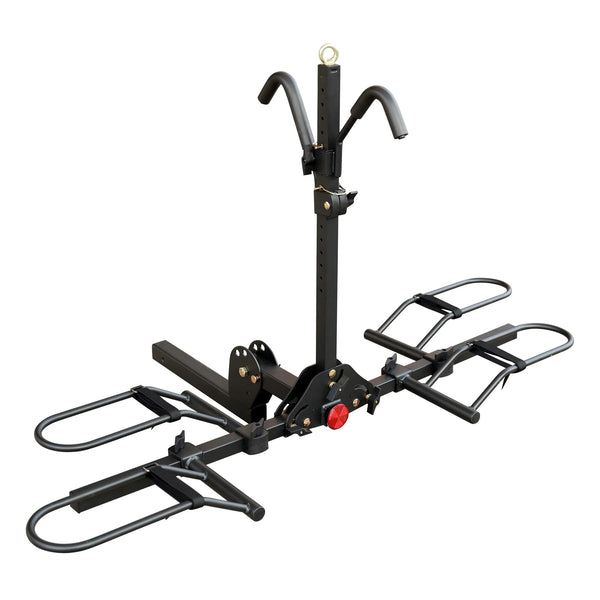 200 lb 2-Bike Rack Hitch Mount Platform Style