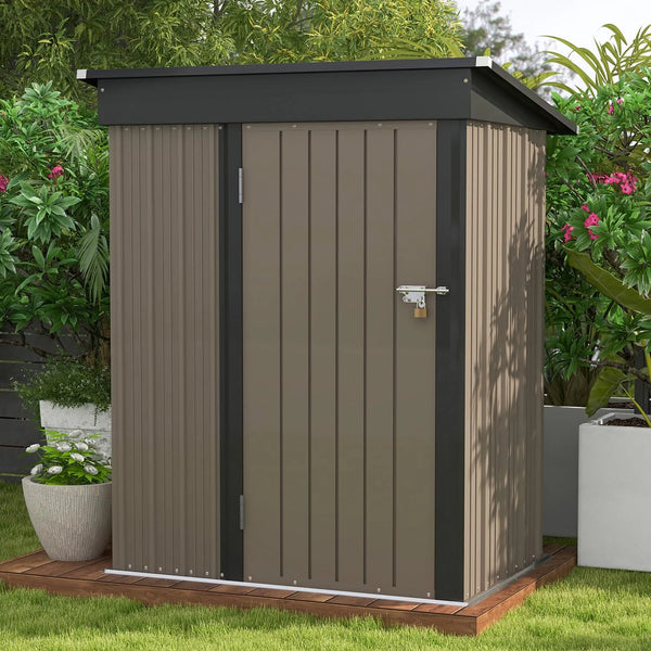5x3 FT Outdoor Storage Shed for Backyard Garden Patio Lawn
