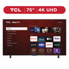 75′′ 4-Series 4K UHD HDR Smart TV with Roku, Voice Control, and Premium Design