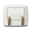 Beautiful 9QT TriZone Air Fryer by Drew Barrymore, Dual Cooking Zones, White Icing, Versatile 1700W Kitchen Appliance
