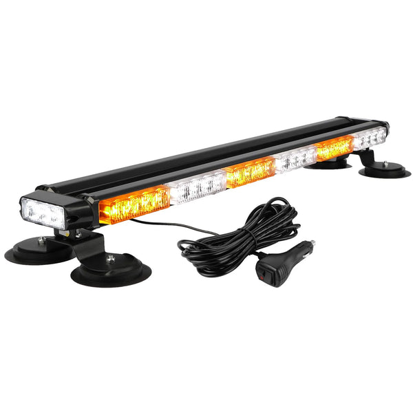 29.5" 54 LED Strobe Light Bar with Magnetic Base