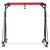 1 Ton Adjustable Gantry Crane, 2200 lbs Capacity, Height Adjustable 96.5"-143.7", Portable Hoist for Factory, Construction, Warehouse, Auto Repair