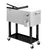 VINGLI Portable 80 Quart Rolling Ice Chest with Shelf