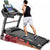 Famistar Folding Treadmill for Home with 15 Levels Auto Incline, 300LB Capcity, 10MPH Fast Speed Controls