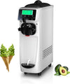 Machine 3.2 Gals Ice Cream Maker Machine Single Flavor Commercial Ice Cream Machine Countertop Maker with Pre-Cooling for Home Store School