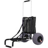 BENTISM Beach Cart for Sand, 165 lbs Capacity, Foldable, Adjustable Handle, 13′′ Balloon Wheels, Black