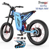 50MPH Electric Dirt Bicycle X2 Pro,6000W(Peak)Motor Electric Motorcycle, Electric Bike for Adults, 60V30AH Battery, 19x2 Tire Full Suspension Hydraulic Brake Half Throttle UL2849