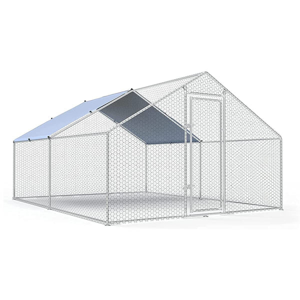 Large Metal Chicken Coop Walk-in Poultry Cage