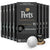 2025 Peet’s Coffee Dark Roast Espresso Pods Nerissimo Intensity 11 100 Count (10 Boxes of 10 Espresso Capsules)