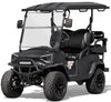 CGC2 51.2V Electric Utility Golf Cart, 4-Seater Vehicle Up to 20 MPH & 40 Miles Range, 5kW Motor, LCD Display & Rear Storage, Ages 16 and Up, Matte Black