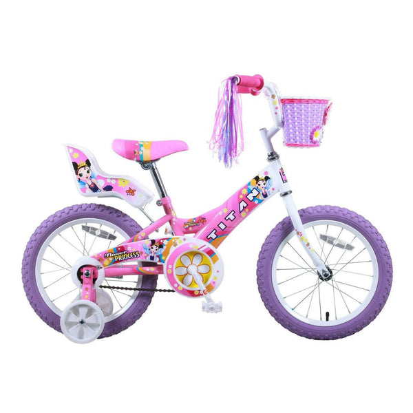 16 In. Flower Princess Girls BMX Bike