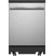 GE 24 Stainless Steel Portable Dishwasher With Sanitize Cycle