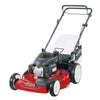 Self-propelled petrol lawnmower, 22 inch, 170 cm³ OHV engine, high-wheel drive, rear-wheel drive, 3-in-1 function with height adjustment, including oil