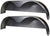 72×10-3/4 Tandem Axle Steel Trailer Fender with Back Plate Welded In (2-Pack)