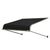 4 ft. 1100 Series Door Canopy Aluminum Awning (12 in. H x 42 in. D) in Black
