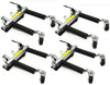 Stark Set of (4) Wheel Dolly Car Skates Vehicle Positioning Hydraulic Tire Jack Truck Rv Trailer Pick Up Dolly Ratcheting Foot Pedal, 1500LBS