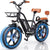 Bopzin 1000W Electric Bicycle for Adults, 48V 15Ah Removable Battery, 20" x 4.0" - 1000W