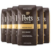 2025 Peet’s Coffee Medium Roast Whole Bean Coffee – Big Bang 63 Ounces (6 Bags of 10.5 Ounces)