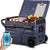 Portable 12V Car Refrigerator Freezer, 37 Qt, Dual Zone, App Control, for Camping & Travel, Dark Blue/Black