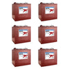6-Volt Golf Cart Batteries - Battery 6V/225Ah T-105 (6-Pack, 36V)