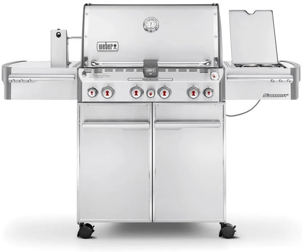 7170001 Summit S-470 4-Burner Liquid Propane Grill, Stainless Steel 580-Square Inch