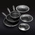 6 Piece Hybrid Stainless Steel Cookware Pan Set