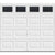 Clopay Classic Insulated Garage Door 9×7 ft, R-Value 6.5, White with Plain Window