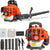 ZTGD Backpack Gas Powered Leaf Blower Gasoline Backpack Grass Blower with Air-Cooled