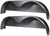 72×10-3/4 Tandem Axle Steel Trailer Fender w/Back Plate Welded In (2-Pack)