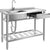 YORKING Stainless Steel Utility Sink, Free Standing Single Bowl Kitchen Sink