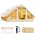 6 Person Inflatable Camping Tent with Pump