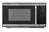 1.1 cu ft Countertop Microwave Oven, Black and Stainless Steel