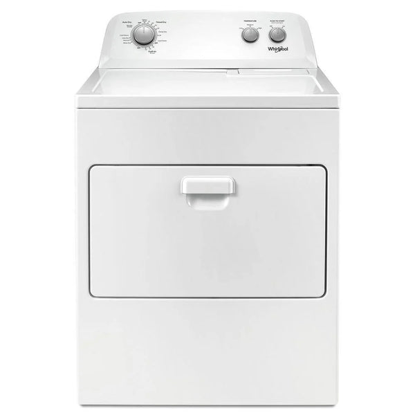 Whirlpool 7.0 cubic foot (approx. 198 liters) clothes dryer, AutoDry™ system, Wrinkle Shield™, white