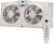 2025 Bionaire 8.5′′ Twin Window Fan with Reversible Airflow 3 Speeds Remote Control