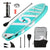 Marnur Inflatable Paddle Board SUP, 10′ x 30′′ x 6′′, PVC, 330 lbs Capacity, with Accessories