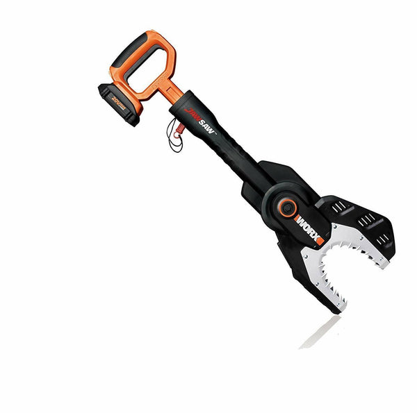 WG320 20V Cordless JawSaw Chainsaw with Battery & Charger, Lightweight & Safe Design