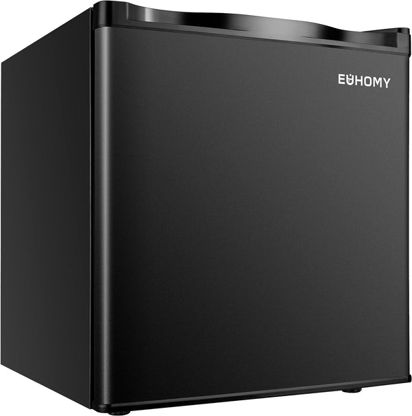 3.0 Cubic Feet, Single Door Compact Mini Freezer with Reversible Stainless Steel Door, Small freezer for Home/Dorms/Apartment/Office (Silver)